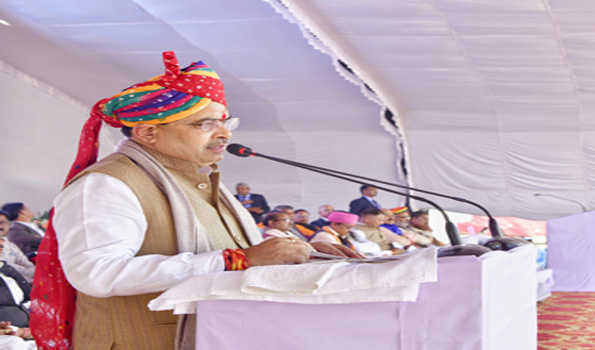 आदिवासियों का विकास राज्य सरकार की प्राथमिकता-भजनलाल