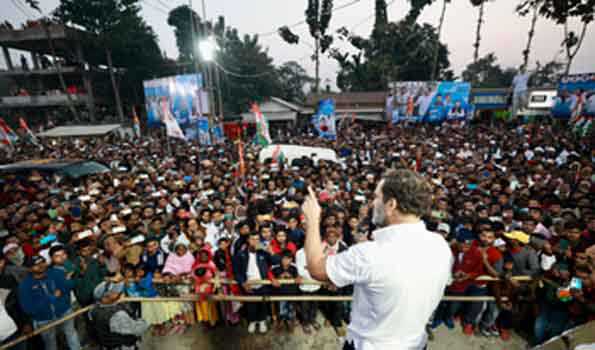 असम में बैरिकेड लगाकर यात्रा को रोकने पर राहुल बोले ‘पीछे नहीं हटूंगा’