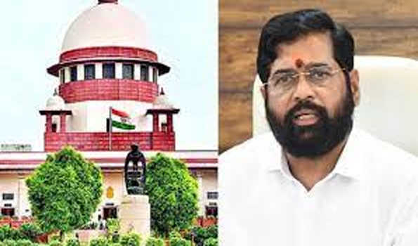 बागी विधायकों की अयोग्यता मामला: सुप्रीम कोर्ट का मुख्यमंत्री शिंदे को नोटिस