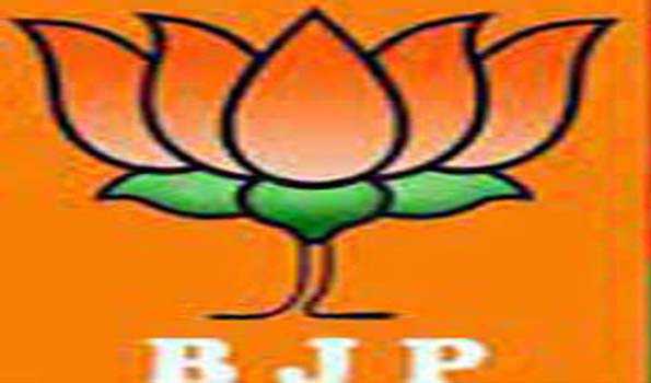 भाजपा महिला मोर्चा का कांग्रेस के चुनावी वादाें को पूरा करने की मांग को लेकर धरना-प्रदर्शन