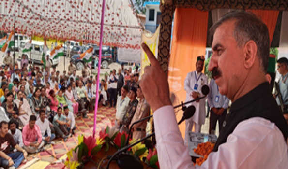 भाजपा ने प्रदेश की संस्कृति को कलंकित कियाः सुक्खू