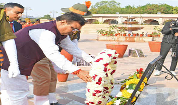 भजन लाल ने शहीदों को किया नमन