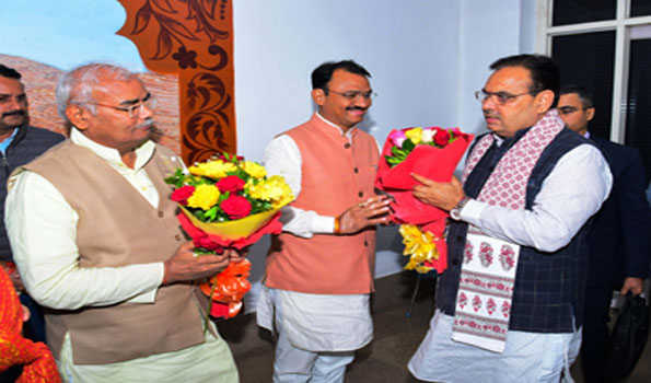 भजनलाल के जोधपुर पहुंचने पर जोरदार स्वागत