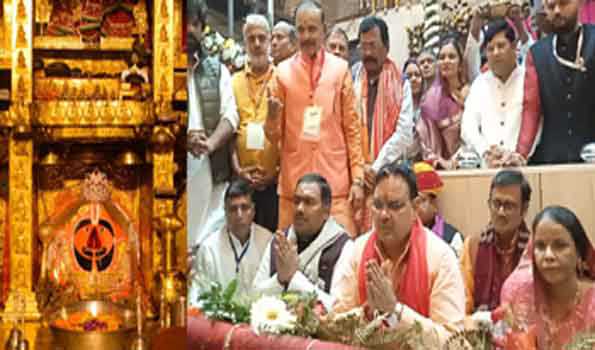 भजनलाल ने सालासर बालाजी मंदिर में दर्शन कर की पूजा-अर्चना