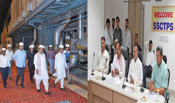 भजनलाल ने सूरतगढ़ सुपर क्रिटिकल थर्मल पॉवर स्टेशन का किया निरीक्षण