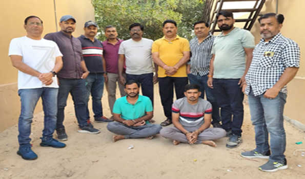 चेन्नई के ज्वैलर्स शोरूम में डकैती के दो आरोपियों को सांचौर में पकड़ा