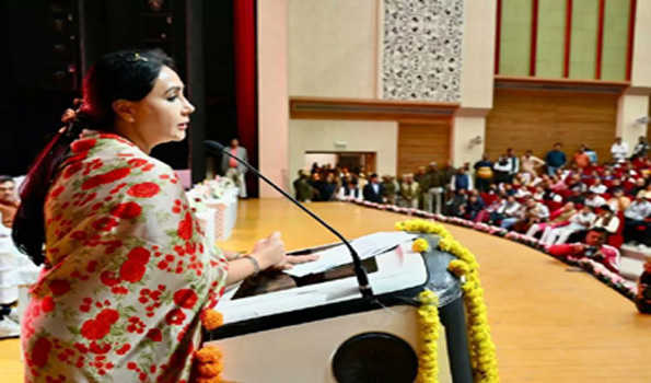 दीया कुमारी ने किया विकसित भारत संकल्प यात्रा रथ का शुभारंभ