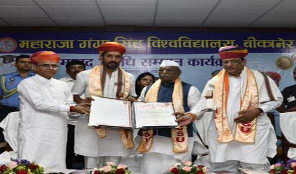 देश को विकसित बनाने में भौतिक विकास के साथ बौद्धिक-चारित्रिक विकास की महती भूमिका: बागड़े