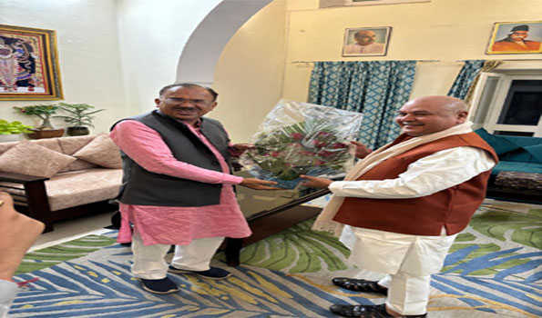 देवनानी से तोमर की मुलाकात