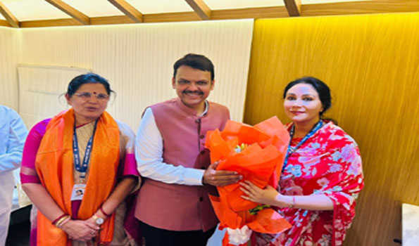 दिया कुमारी फड़नवीस के शपथ ग्रहण समारोह में हुई शामिल