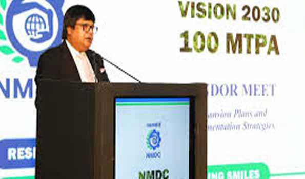एनएमडीसी का 2030 तक 10 करोड़ टन उत्पादन का लक्ष्य