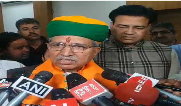 गहलोत विधानसभा हार की हताशा में भाजपा पर लगा रहे है आरोप: अर्जुनराम