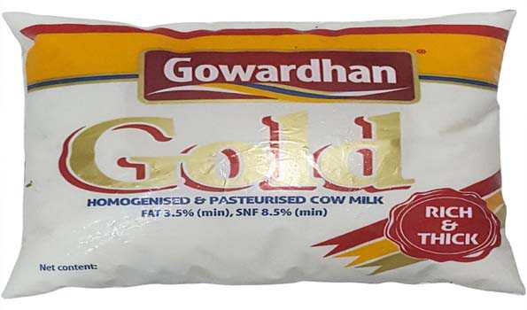 गोवर्धन दूध की कीमत में दो रुपये की बढ़ोतरी
