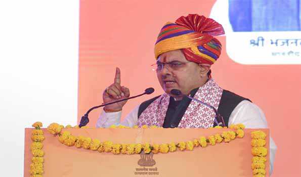 हमारी सरकार ने एक वर्ष में राजस्थान के विकास को दी नई दिशा-भजनलाल