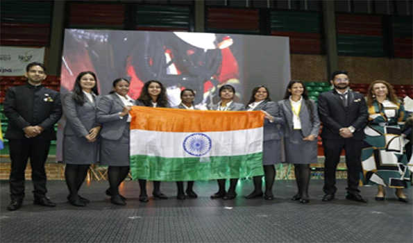 हिंदुस्तान जिंक महिला टीम ने अंतरराष्ट्रीय माइंस रेस्क्यू प्रतियोगिता में प्राप्त किया दूसरा स्थान
