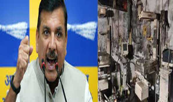 झांसी मेडिकल कॉलेज अग्निकांड लापरवाही का नतीज़ा : आप