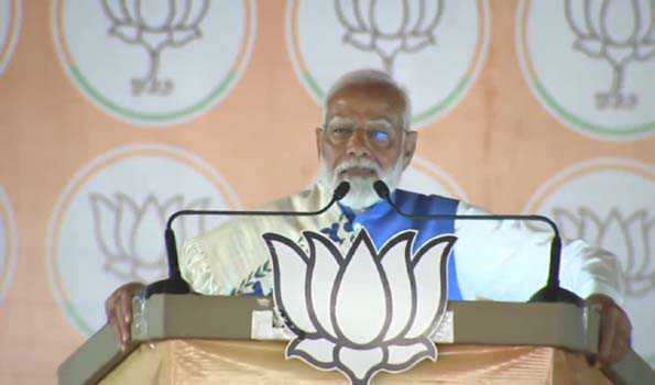झारखंड में नक्सलियों का दायरा सिकुड़ रहा : मोदी