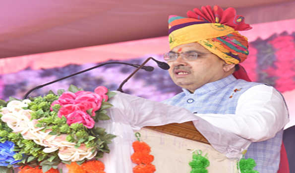 कांग्रेस ने यमुना के पानी को राजस्थान लाने के लिए कोई काम नहीं किया: भजनलाल