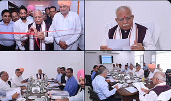 खट्टर ने बाबा बंदा सिंह बहादुर लोहगढ़ फाउंडेशन ट्रस्ट के कार्यालय का किया उद्घाटन