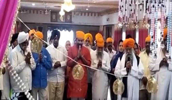 किशन रेड्डी ने गुरुद्वारा साहेब में मत्था टेका