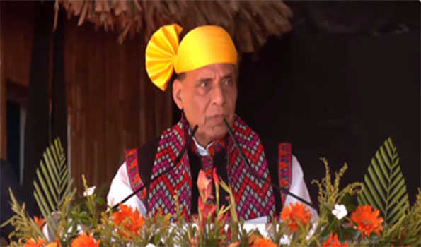 कोई भी देश भारत की एक इंच जमीन नहीं हड़प सकता: राजनाथ