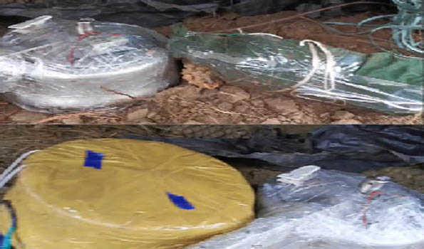 कुपवाड़ा के सामान्य क्षेत्र में आईईडी जब्त,किया नष्ट