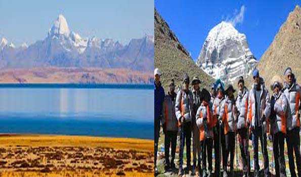 मानसरोवर झील की यात्रा का पहला जत्था रवाना