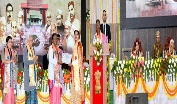 महात्मा गांधी काशी विद्यापीठ ने देश को दिये हैं दो भारत रत्न: मुर्मू