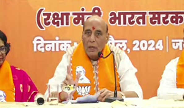 मोदी की गारंटी चौबीस कैरेट सोना: राजनाथ
