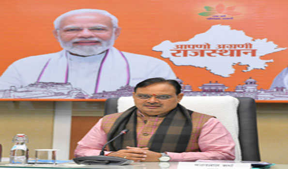 नववर्ष में हम नई ऊर्जा और नए संकल्प के साथ विकसित राजस्थान की ओर होंगे अग्रसर-भजनलाल
