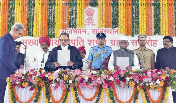 न्यायमूर्ति श्रीराम कलपाती राजेन्द्रन ने राजस्थान उच्च न्यायालय के मुख्य न्यायाधीश पद की ली शपथ