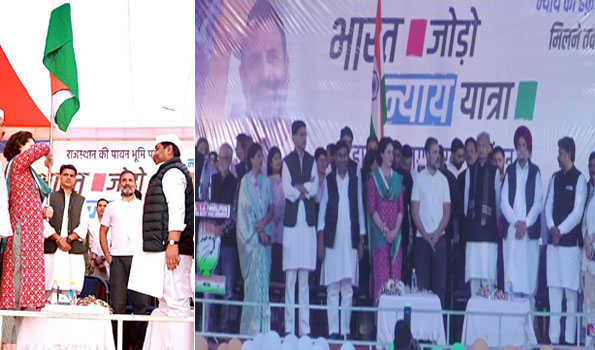 राहुल की भारत जोड़ो न्याय यात्रा ने रविवार को राजस्थान में किया प्रवेश