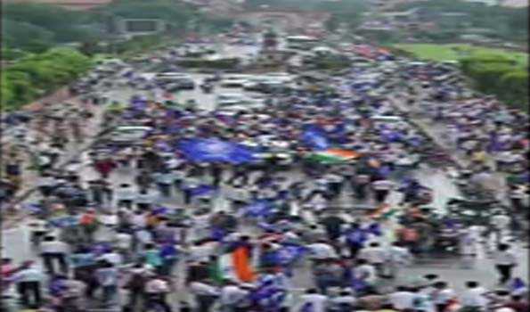 राजस्थान में भारत बंद का रहा मिलाजुला असर