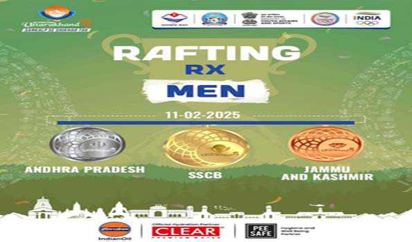 रफ्टिंग प्रतियोगिता सराहनीय प्रदर्शन के साथ संपन्न
