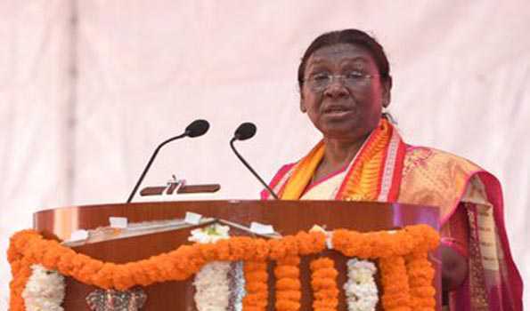 संस्कृत संस्कृति की पहचान तथा प्रगति का आधार भी: मुर्मु