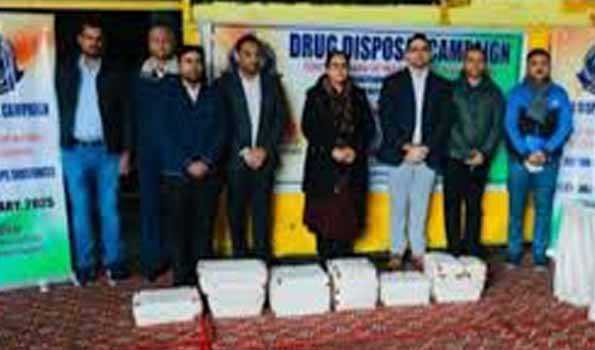 सीबीआईसी ने 10,413 किलोग्राम नशीले पदार्थ और 94.62 लाख टैबलेट को  किया नष्ट