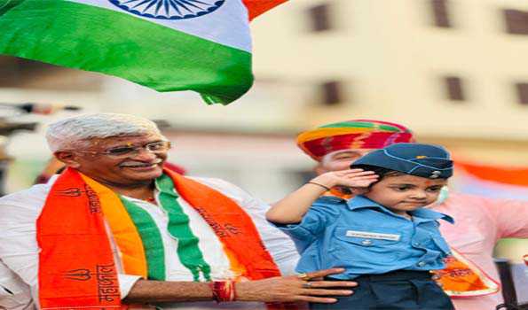 सीमा पर खड़े हर प्रहरी के पीछे 140 करोड़ देशवासियों की ताकत-शेखावत