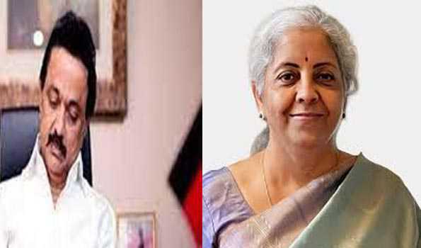 स्टालिन ने निर्मला से चक्रवात के कारण एमएसएमई ऋण पुनर्भुगतान पर रोक लगाने की मांग की