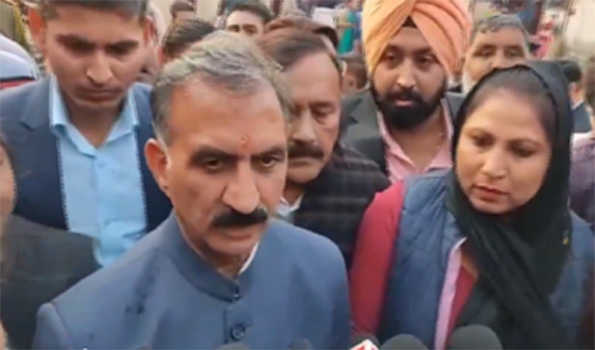 सुक्खू ने ‘सिरमौरी हाट’ का किया शिलान्यास, शादी में की शिरकत