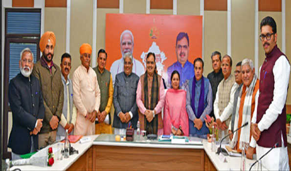 विकसित भारत-विकसित राजस्थान के लक्ष्य में विधायकों की अहम भूमिका-भजनलाल